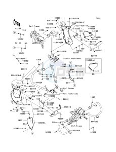 VN 1700 B [VULCAN 1700 VOYAGER ABS] (9FA) B9FA drawing GUARD-- S- -