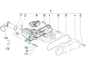 Typhoon 50 serie speciale drawing Air filter