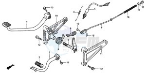 CM125C drawing PEDAL