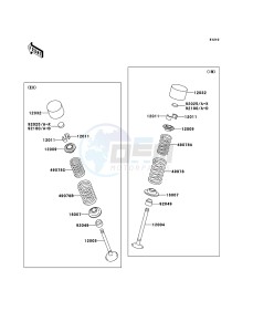 JET SKI STX-15F JT1500A6F FR drawing Valve(s)