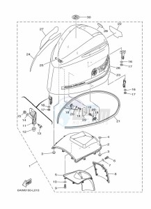 FL350AET2X drawing FAIRING-UPPER