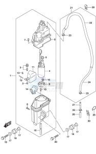 DF 200A drawing Fuel Vapor Separator