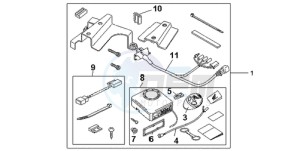 CBF600N9 UK - (E / MKH) drawing AVERTO ALARM KIT