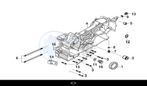 JOYRIDE 300 (LJ30W3-EU) (M3) drawing L. CRANK CASE COMP