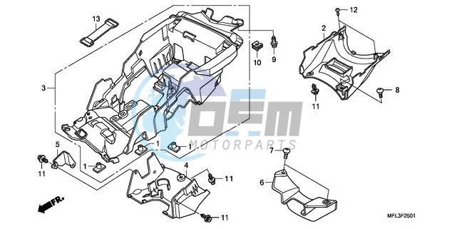 REAR FENDER (CBR1000RA)