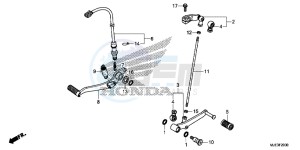 CBR650FAH 2ED - (2ED) drawing PEDAL