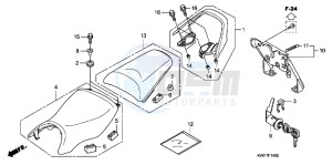 CBF125MB drawing SEAT