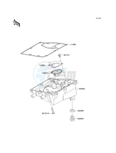 EX 650 A [NINJA 650R] (A6F-A8F) A6F drawing OIL PAN