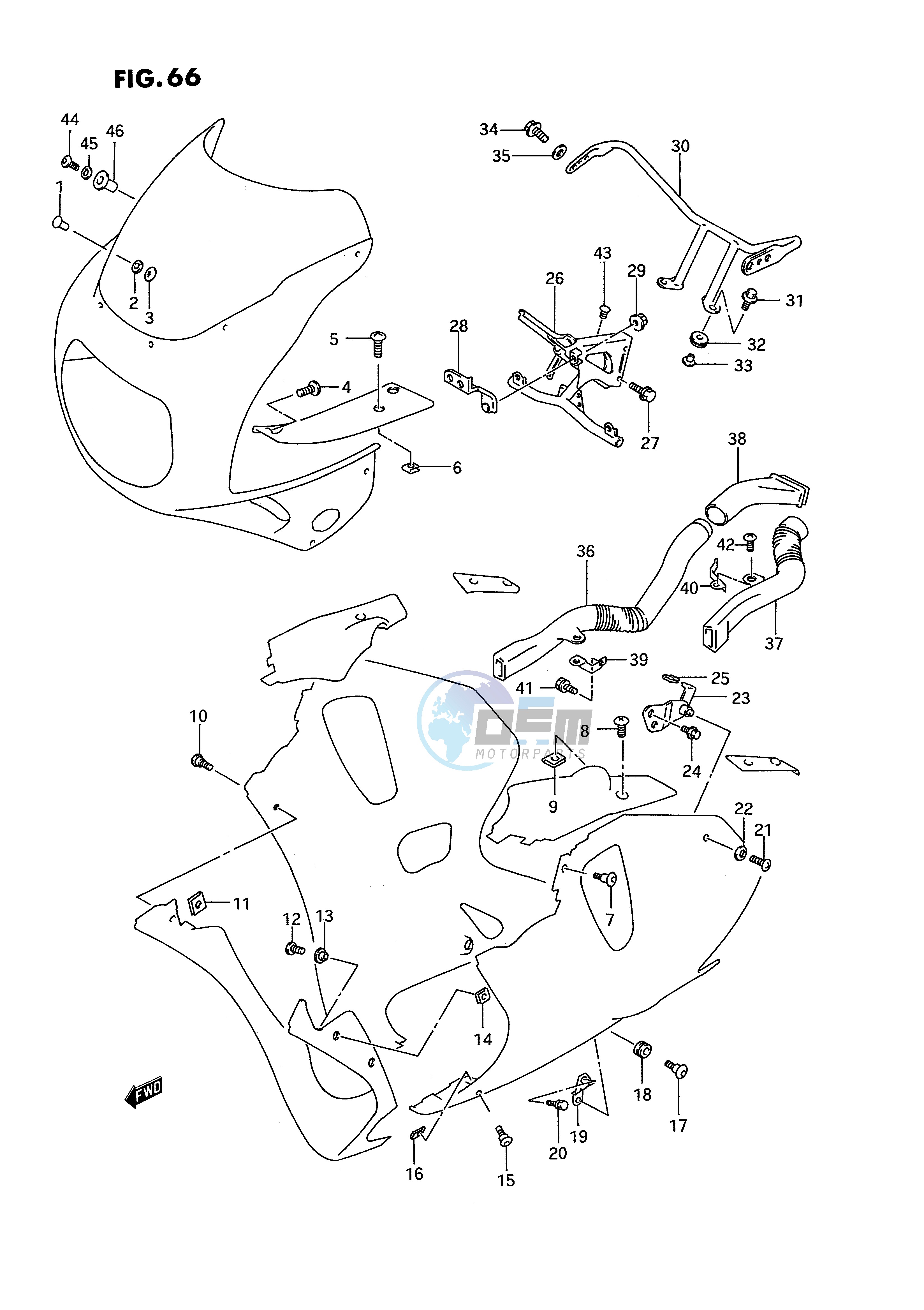 INSTALLATION PARTS (MODEL R S)