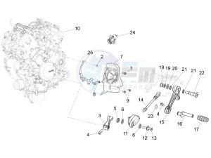 RSV4 1000 RR (APAC) (AUS, CP, NZ) drawing Engine-Completing part-Lever