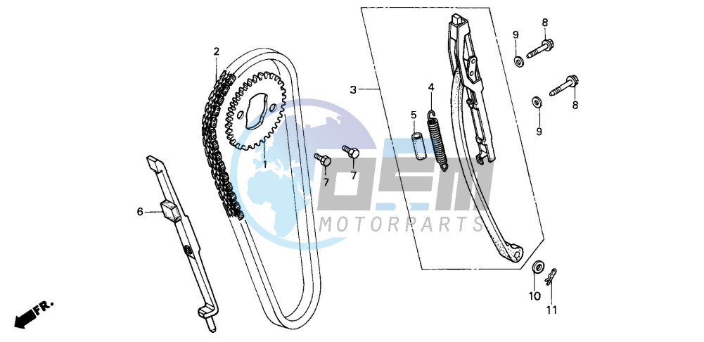 CAM CHAIN/TENSIONER