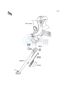 ER-6f EX650CBF GB XX (EU ME A(FRICA) drawing Stand(s)