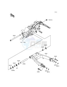 VULCAN 1700 NOMAD ABS VN1700DGF GB XX (EU ME A(FRICA) drawing Swingarm