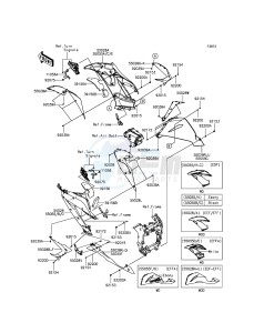 NINJA_ZX-6R ZX636EFF FR GB XX (EU ME A(FRICA) drawing Cowling Lowers