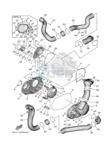 YXE1000EW YX10ERPAN (B4MF drawing CRANKCASE COVER 1