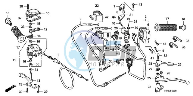 HANDLE LEVER/SWITCH/CABLE