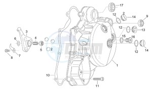 etx 125 1998 drawing Clutch cover