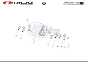 BYE-BIKE-25-KM-H-EURO4-HOLLAND-GREY drawing REDUCING TRANSMISSION