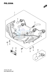 UH125 ABS BURGMAN EU drawing REAR COMBINATION LAMP