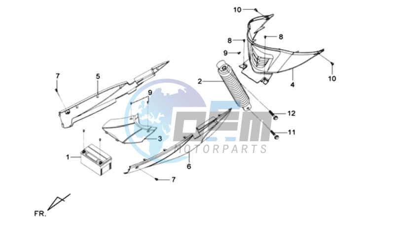 REAR SUSPENSION - COWLING