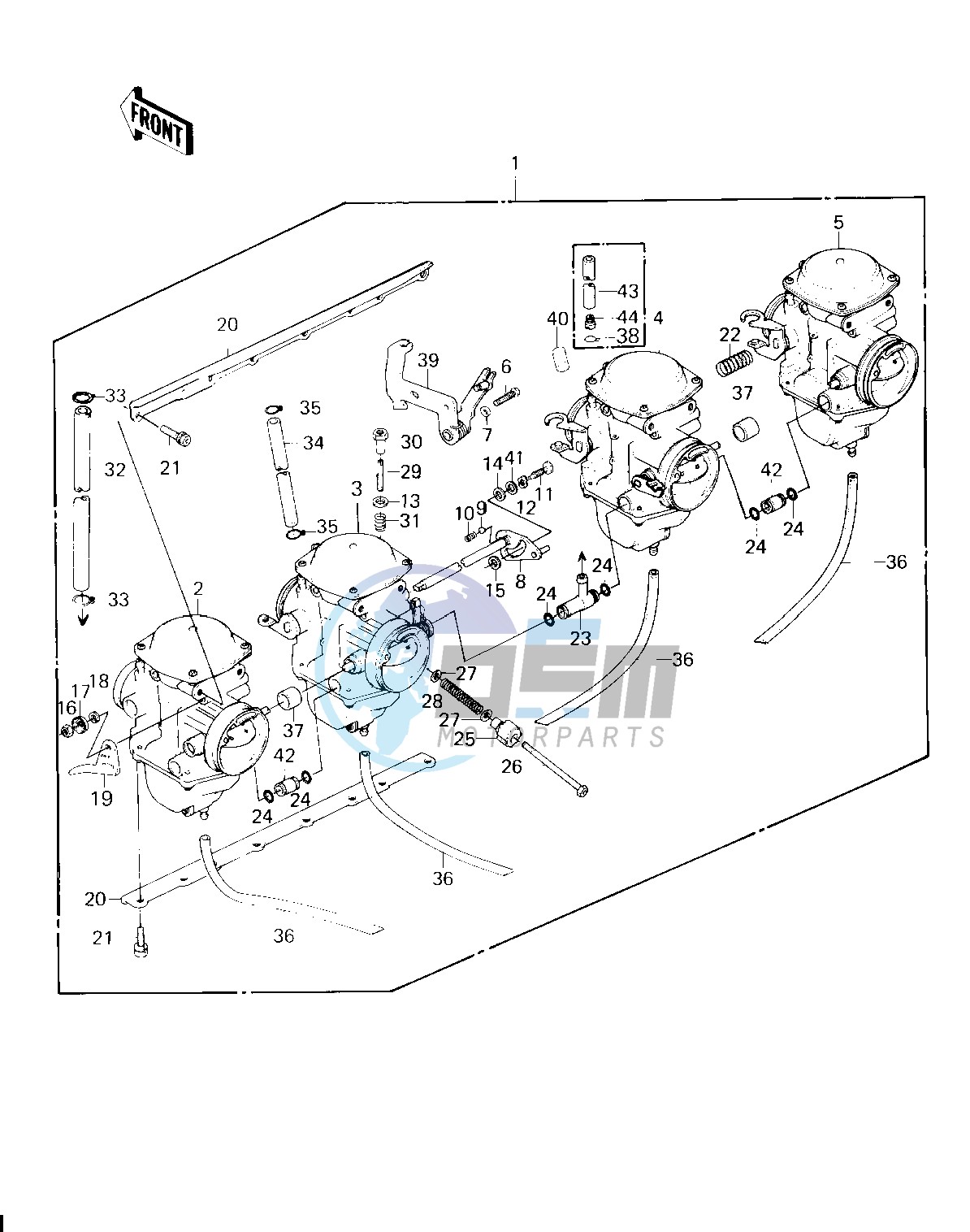 CARBURETOR ASSY -- 80 H1- -