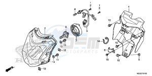 NC700SC drawing HEADLIGHT