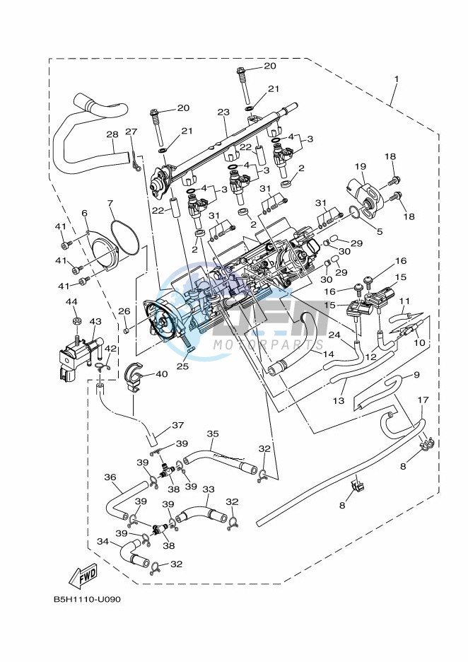 THROTTLE BODY ASSY 1