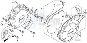 CBR1000RA9 U / ABS MME SPC drawing A.C. GENERATOR COVER (CBR 1000RA)