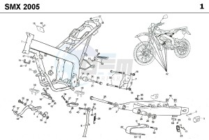 SMX 50 drawing CHASSIS