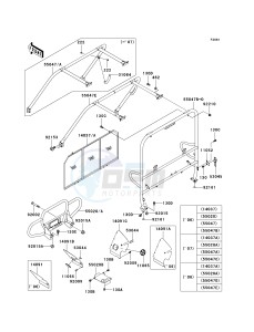 KAF 620 G [MULE 3000] (G6F-G8F) G8F drawing GUARDS_CAB FRAME