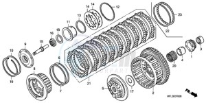 CBR1000RA9 U / ABS drawing CLUTCH