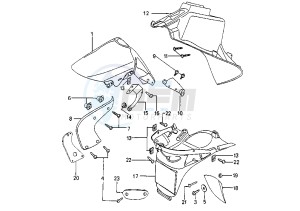 SPEEDFIGHT AQUA - 50 cc drawing FENDER