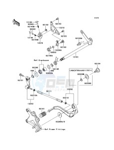 NINJA_ZX-10R ZX1000JCF FR XX (EU ME A(FRICA) drawing Gear Change Mechanism