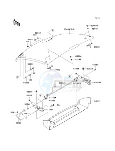 KAF 400 A [MULE 610 4X4] (A6F-AF) A6F drawing FENDERS