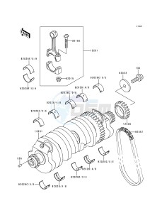 ZR 1100 C [ZRX1100] (C3-C4) drawing CRANKSHAFT