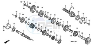 CBF600NA9 Europe Direct - (ED / ABS) drawing TRANSMISSION