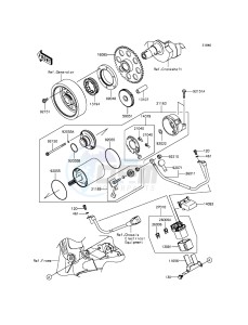 Z800 ZR800CGF UF (UK FA) XX (EU ME A(FRICA) drawing Starter Motor