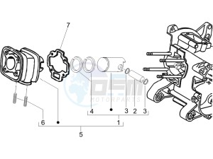 Stalker 50 drawing Cylinder-piston-wrist pin unit