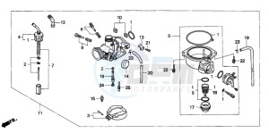 C50S drawing CARBURETOR