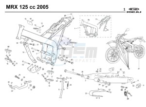 MRX-125-4T-RED drawing CHASSIS