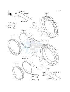 EN 500 C [VULCAN 500 LTD] (C6-C9) [VULCAN 500 LTD] drawing TIRES