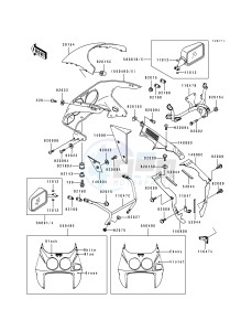 ZX 750 L [NINJA ZX-7] (L1-L3) [NINJA ZX-7] drawing COWLING -- ZX750-L2- -