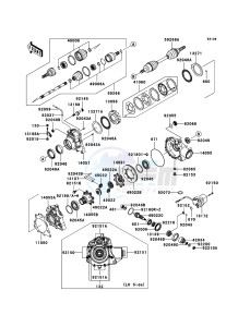 KVF750 4x4 KVF750A7F EU GB drawing Drive Shaft-Front