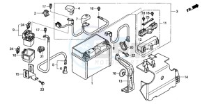 ST1300 drawing BATTERY