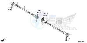 TRX500FE1G TRX500 Europe Direct - (ED) drawing TIE ROD