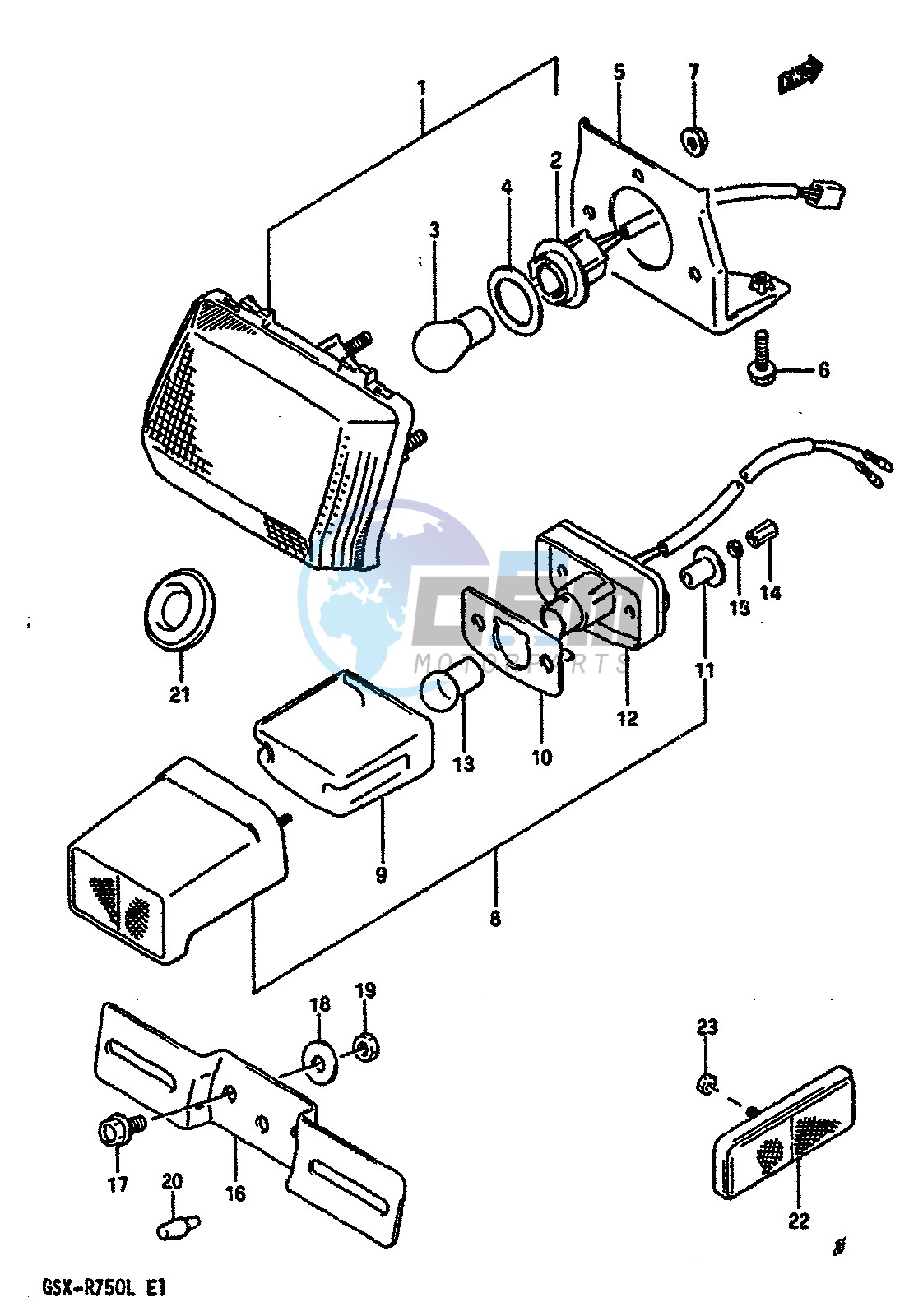 TAIL LAMP-LICENSE LAMP