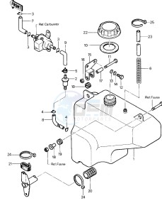 KLT 200 A [KLT200] (A4-A4A DUCKSTER) [KLT200] drawing FUEL TANK -- 83 KLT200-A4_A4A- -