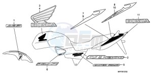 CB1300A9 France - (F / ABS CMF MME TWO) drawing MARK (CB1300/CB1300A)