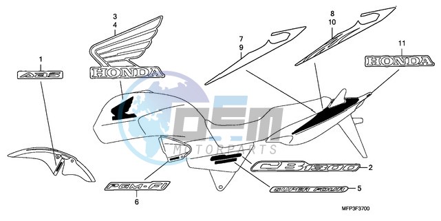 MARK (CB1300/CB1300A)