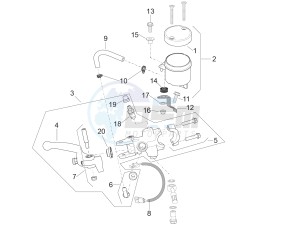 RSV4 1000 RR (EMEA) (EU, IL) drawing Front master cilinder